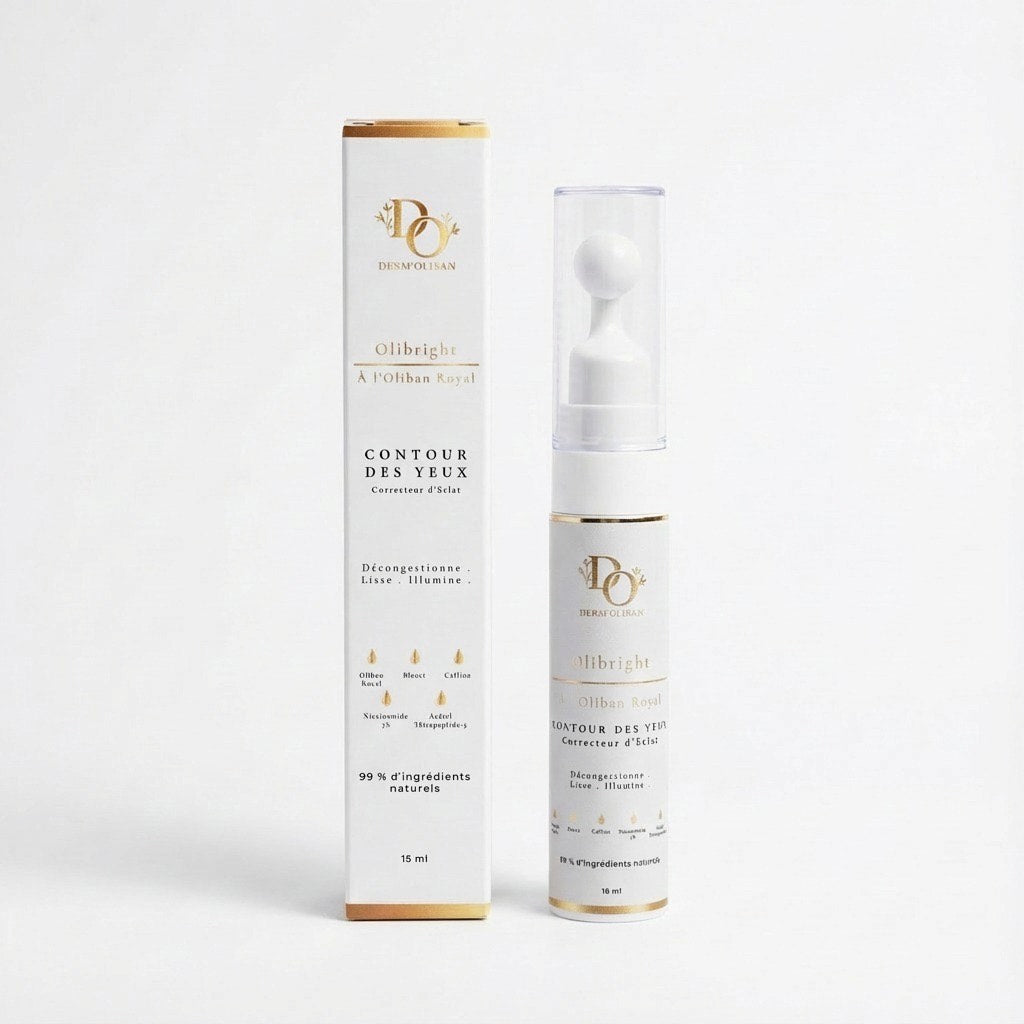 Contour des Yeux Correcteur d’Éclat à l’Oliban Royal – Olibrigh® (15 ml)